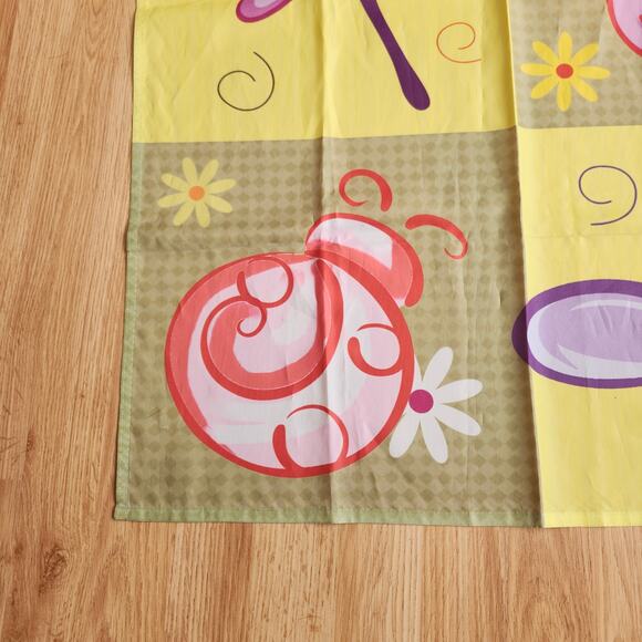 Spring Garden House Flag Butterfly Dragonfly Ladybug 38.5x28.5 Patio Yard Decor - Picture 11 of 12